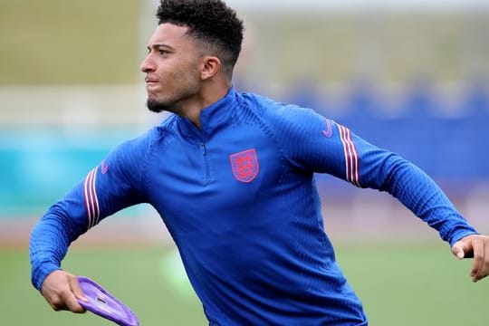 Jadon Sancho stand bei der EM noch nicht auf dem Feld.