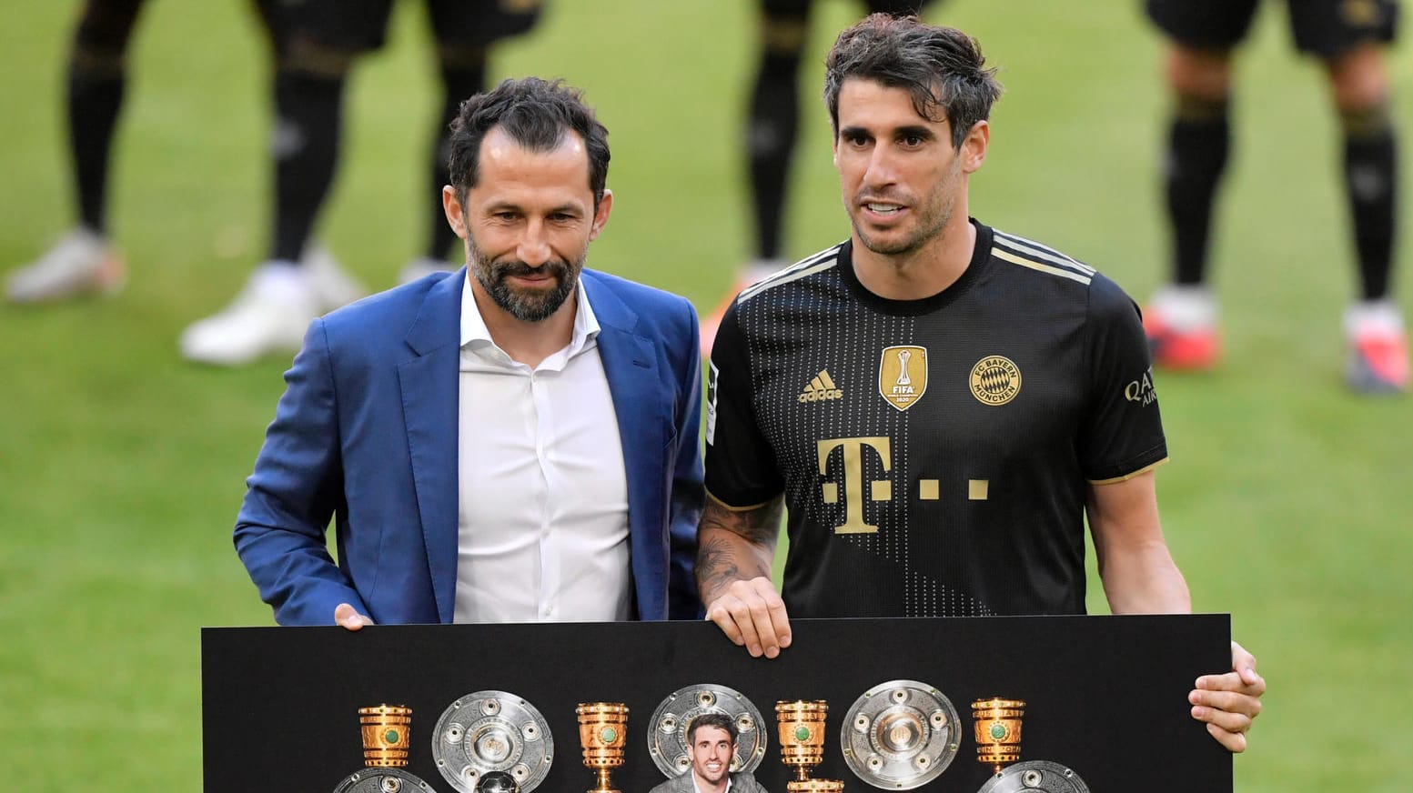 Javi Martínez (r.): Der Spanier spielte neun Jahre für den FC Bayern.