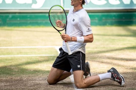 Ugo Humbert hat das Rasenturnier in Halle gewonnen.