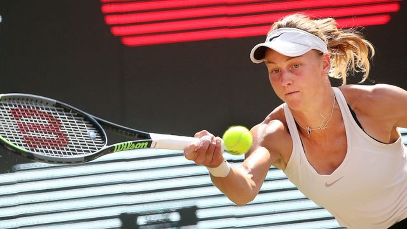 Hat überraschend das Turnier in Berlin gewonnen: Ludmilla Samsonowa in Aktion.