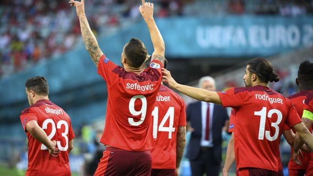 Haris Seferovic brachte die Schweiz schon früh in Führung.