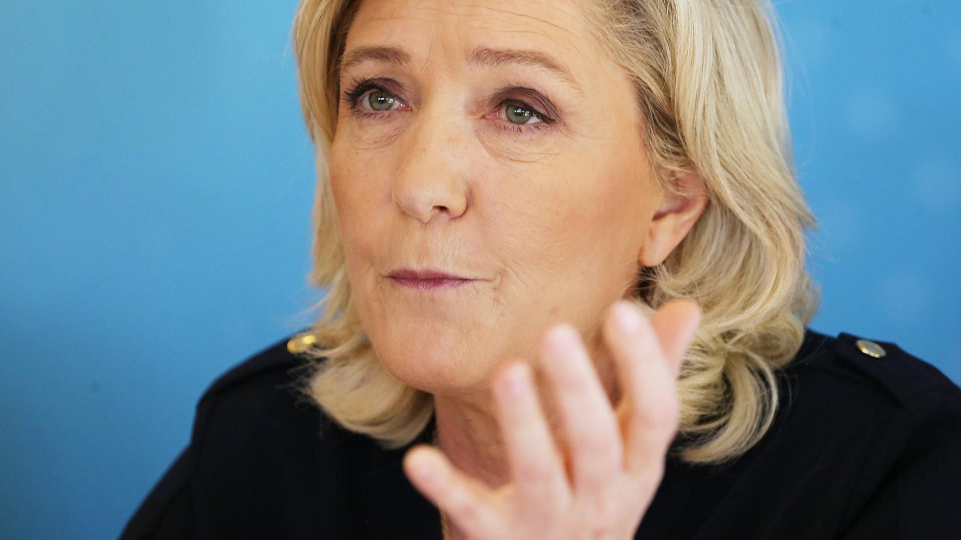 Marine Le Pen: Sie setzte auf einen Protestwahlkampf gegen den Corona-Kurs von Präsident Macron. Marine Le Pen: Sie setzte auf einen Protestwahlkampf gegen den Corona-Kurs von Präsident Macron.