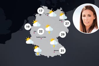 Nach Hochsommer am Wochenende: So geht es in den kommenden Tagen mit Hitze und Unwettern weiter in Deutschland.