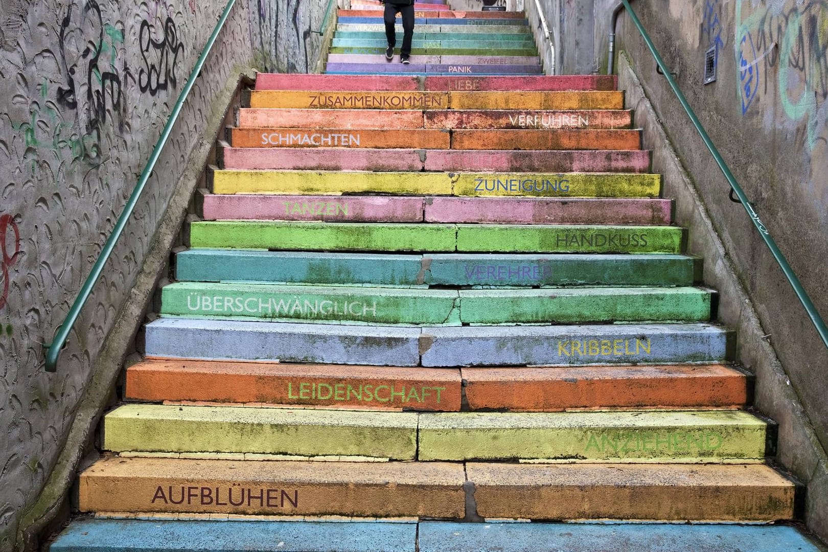 Die Holsteiner Treppe in Wuppertal (Archvibild): Sie ist eine der vielen Treppen der Stadt.