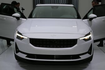 Ein Elektroauto von Volvo´s Elektro-Luxusmarke Polestar (Symbolbild): Die Batterien sollen für diese Autos und die eigenen Volvo-Autos benutzt werden.