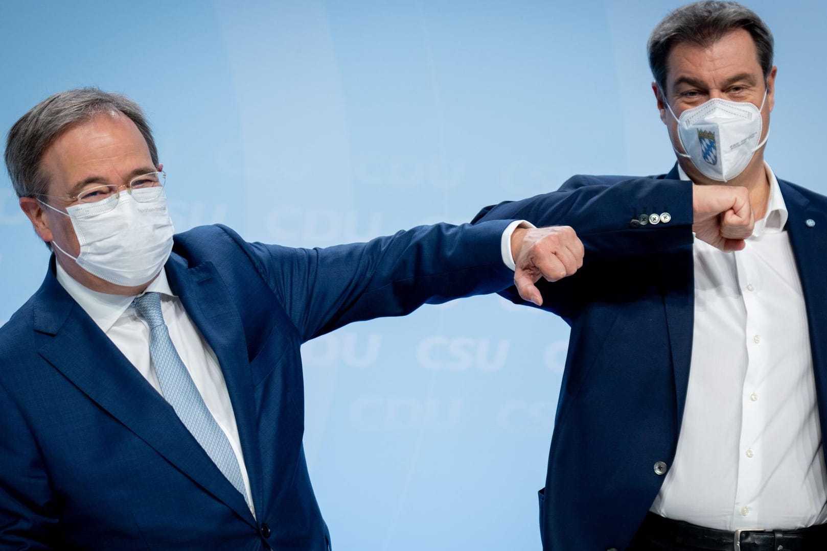Klausur der Spitzen von CDU und CSU: Laschet und Söder vereinbaren ein gemeinsames Programm.