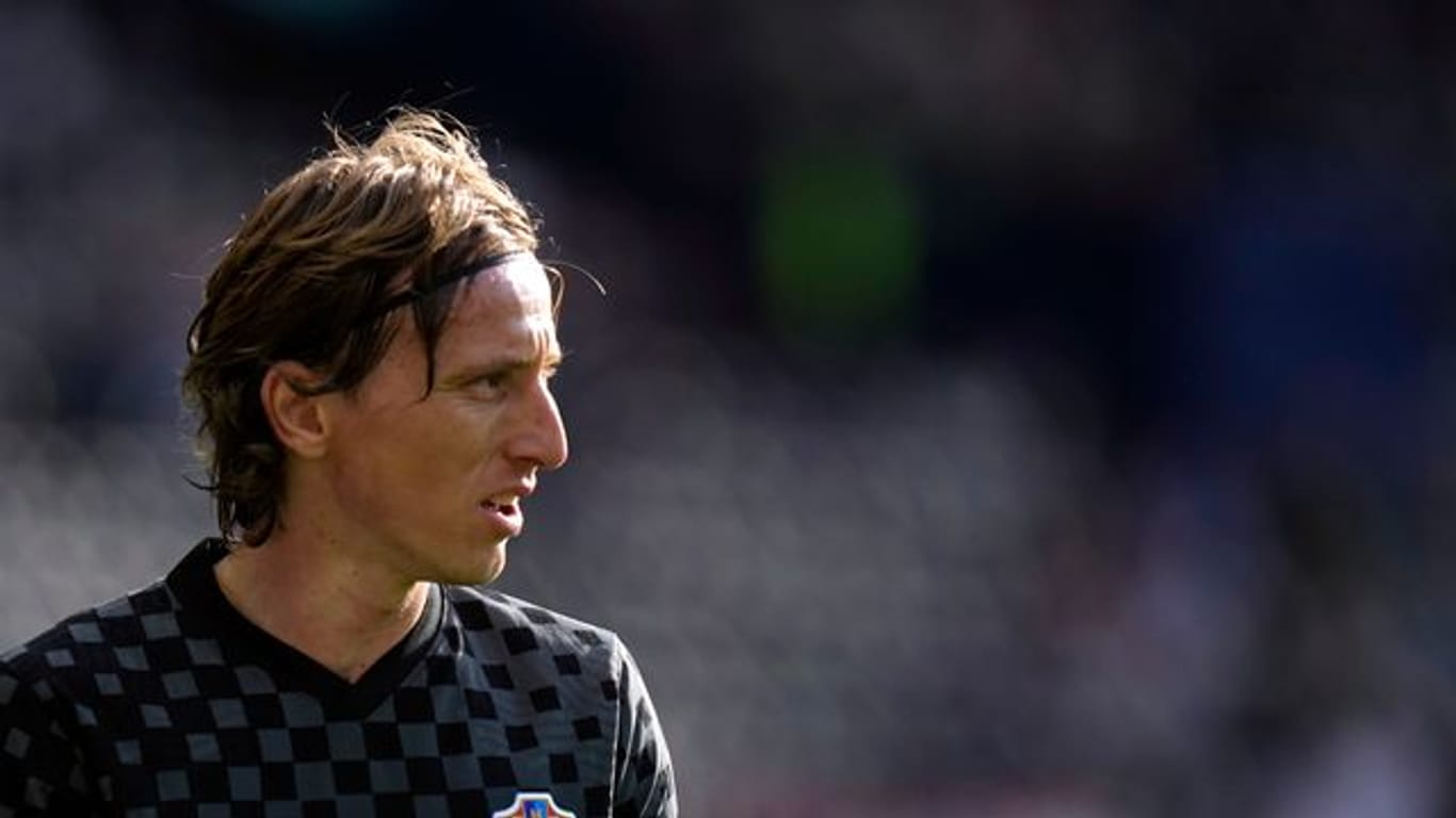 Luka Modric droht mit Vize-Weltmeister Kroatien das frühe EM-Aus.