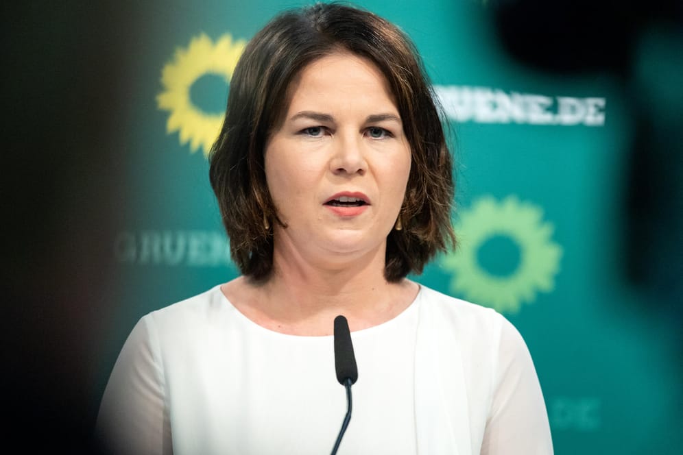 Annalena Baerbock: Die Grünen-Kanzlerkandidatin widersprach dem Vorwurf von Olaf Scholz.
