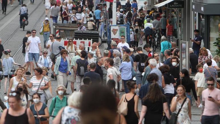 Einkaufsstraße: Die Bevölkerung hat zuletzt abgenommen