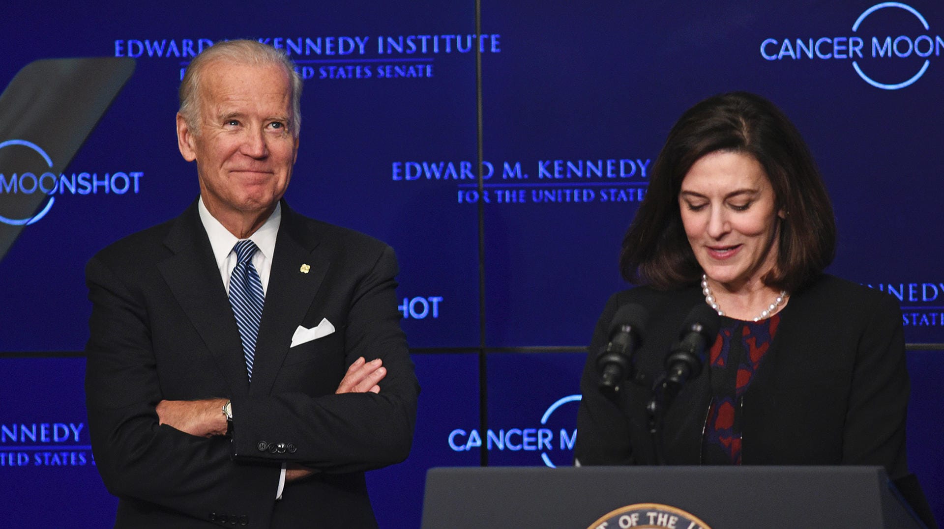 Gute Bekannte: Joe Biden und Victoria Anne "Vicki" Kennedy im Jahr 2016