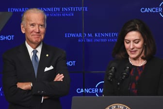 Gute Bekannte: Joe Biden und Victoria Anne "Vicki" Kennedy im Jahr 2016