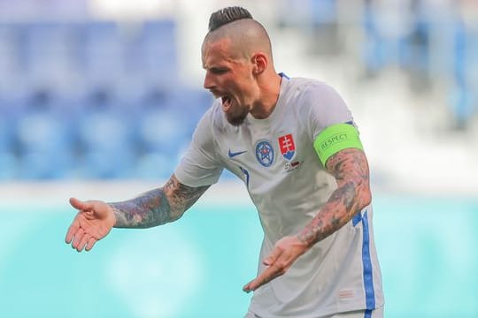 Der slowakische Kapitän Marek Hamsik.