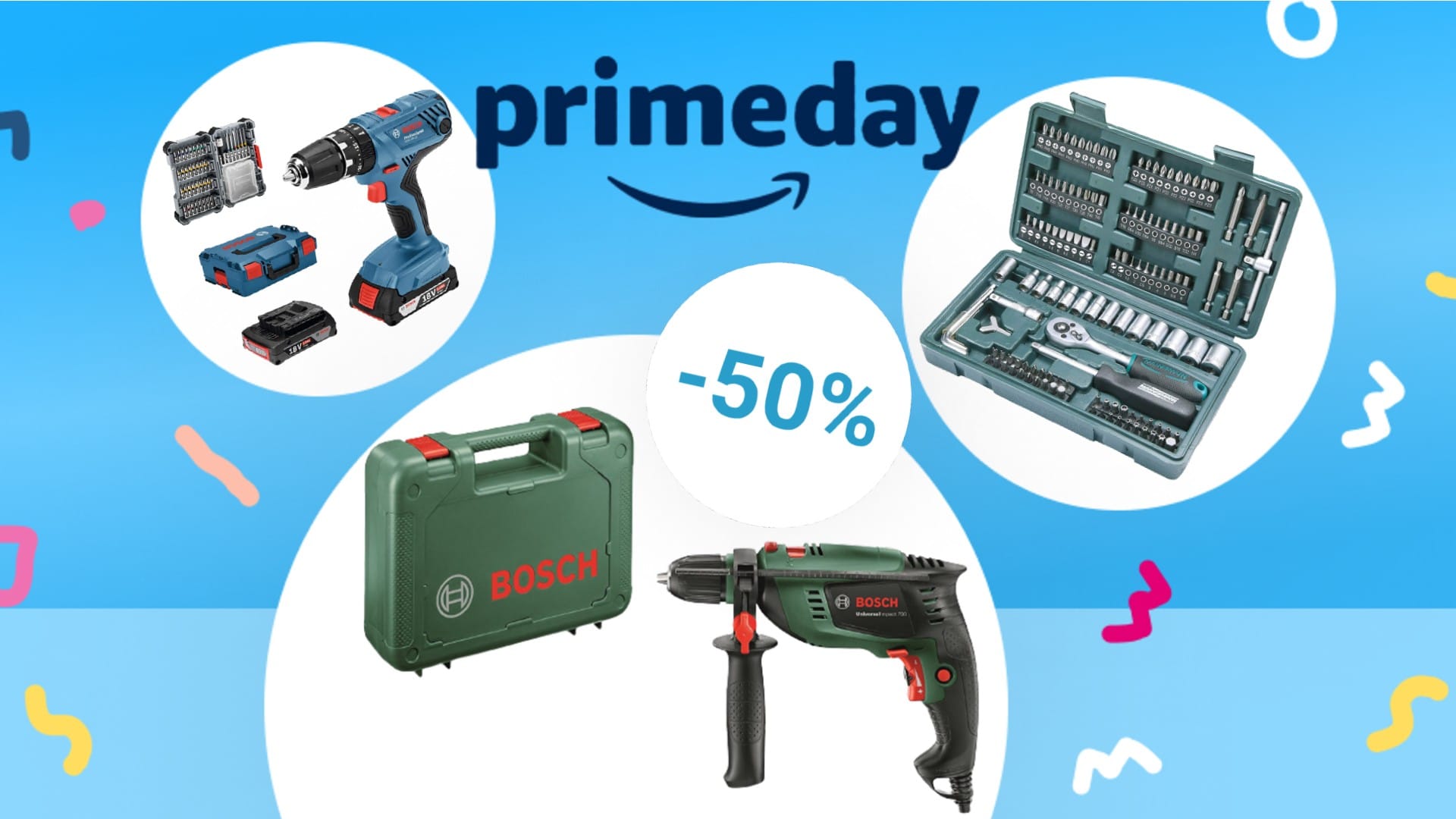 Das sind die besten Heimwerker-Deals am Amazon Prime Day 2021.