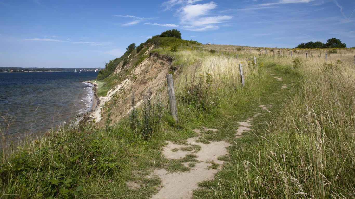 Holnis: An der Westküste der Halbinsel wartet das Holnis-Kliff mit Ausblick nach Dänemark darauf, erkundet zu werden.