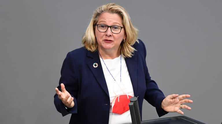 Bundesumweltministerin Svenja Schulze: Beim Thema Ölheizung sei die Union "streng in der Hand der Lobbyisten".
