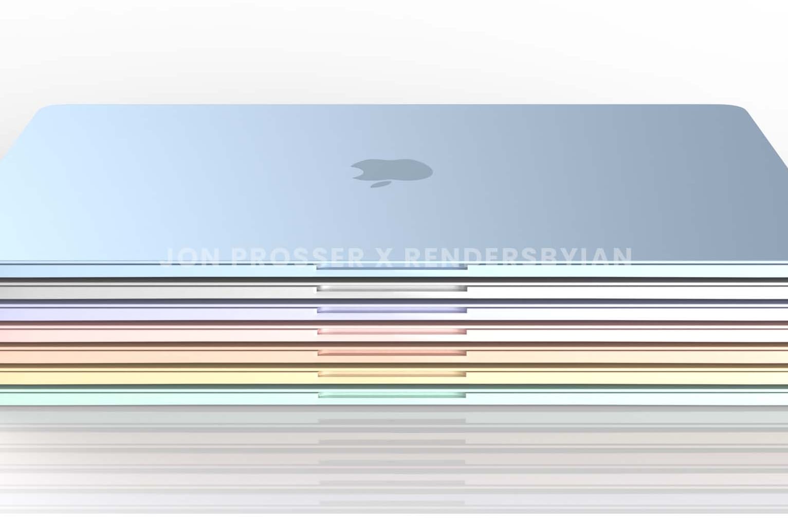 Sieht so das neue MacBook Air aus? Das Bild ist nur eine Computergrafik – echte Fotos gibt es bislang nicht.