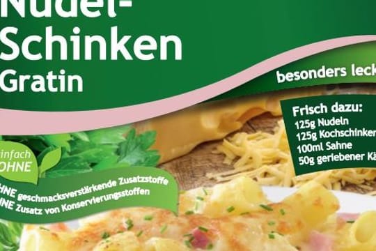 Der Schweizer Hersteller Haco ruft das Produkt "Kania Fix Nudel-Schinken Gratin" zurück.