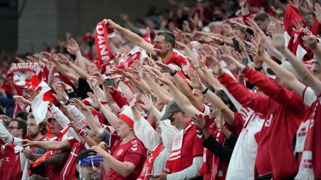 Fußball EM - Russland - Dänemark
