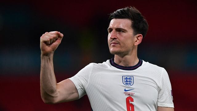 Die Engländer um Harry Maguire erreichten ohne Gegentreffer das EM-Achtelfinale. Die Engländer um Harry Maguire erreichten ohne Gegentreffer das EM-Achtelfinale.