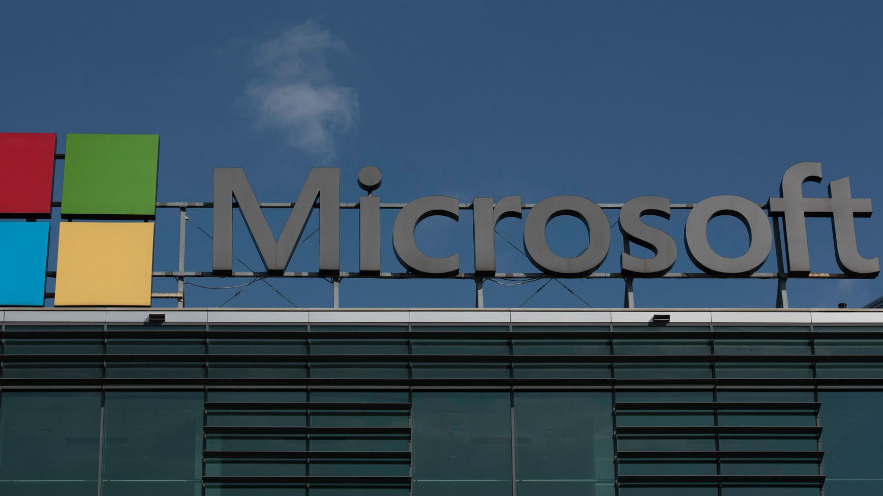 Das Microsoft-Logo: Das US-Unternehmen steigert seinen Wert.