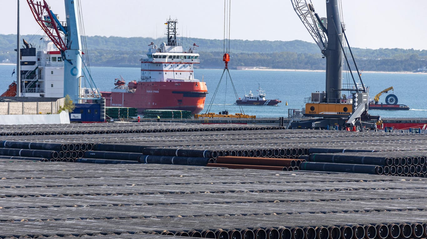 Hafen für Nord Stream 2: Das Pipeline-Projekt ist umstritten.