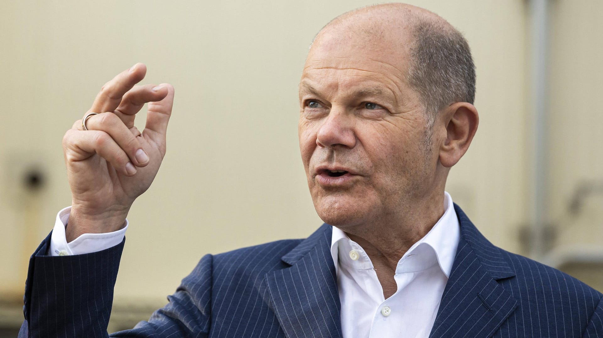 Olaf Scholz: Der SPD-Kanzlerkandidat kritisiert das Wahlprogramm der Union.