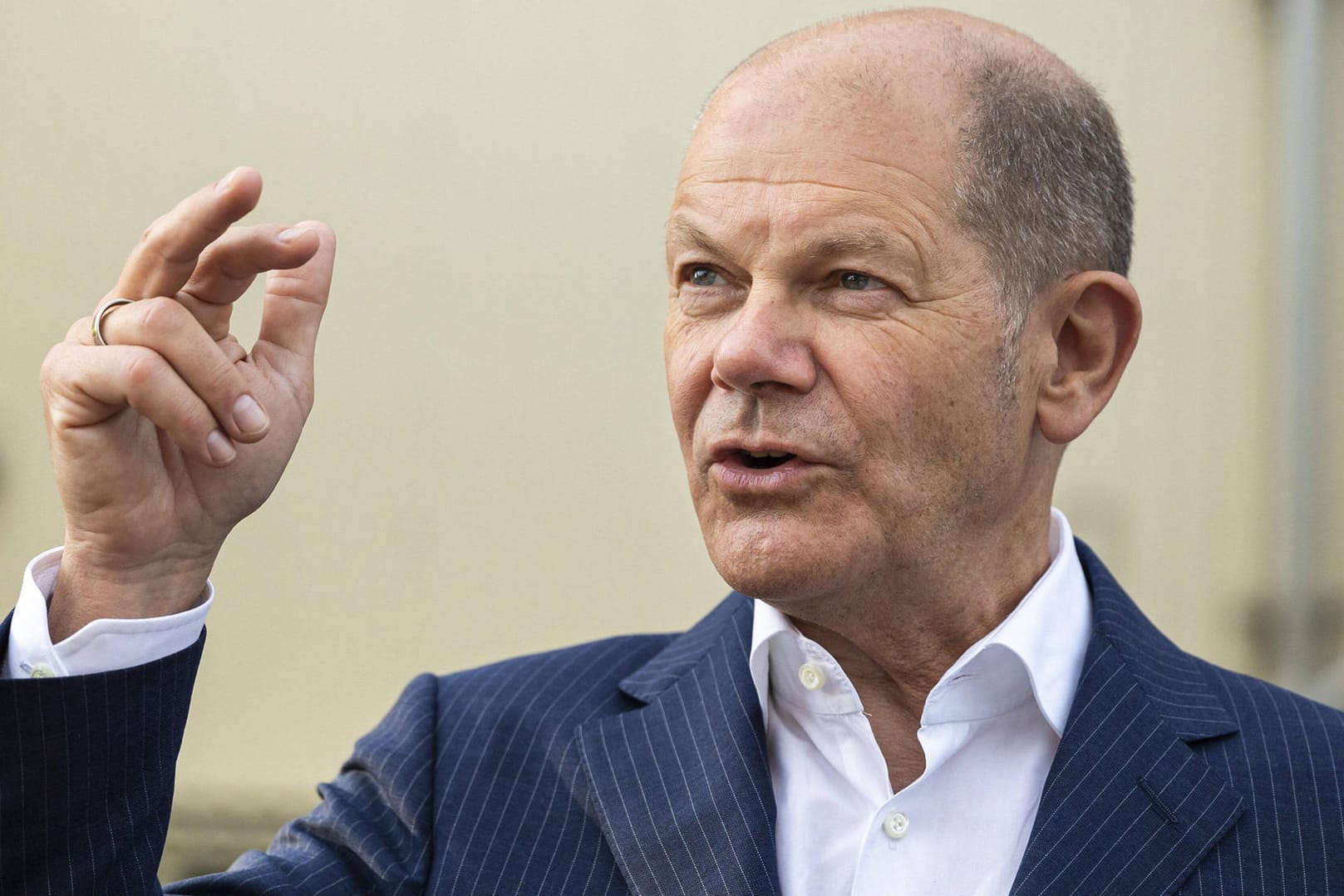Olaf Scholz: Der SPD-Kanzlerkandidat kritisiert das Wahlprogramm der Union.