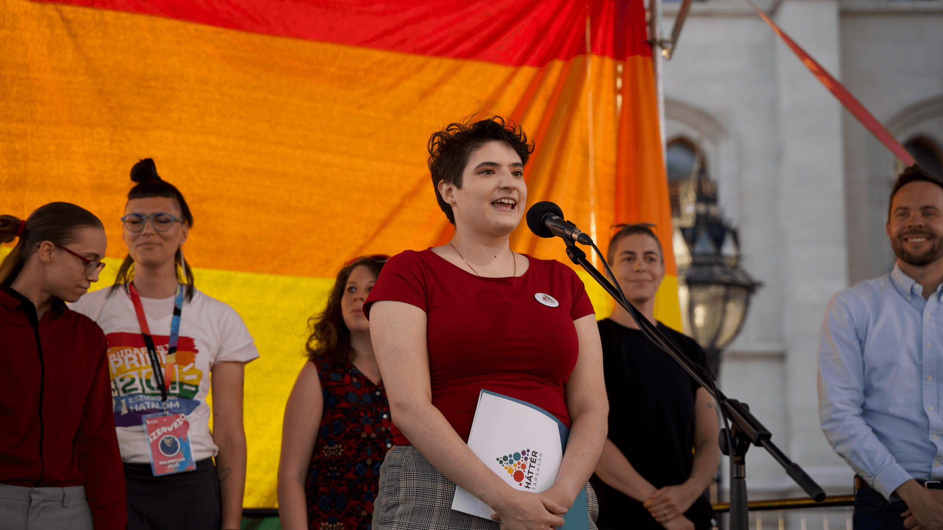 Luca Dudits arbeitet bei Ungarns größter LGBTQI-Organisation "Háttér Society"