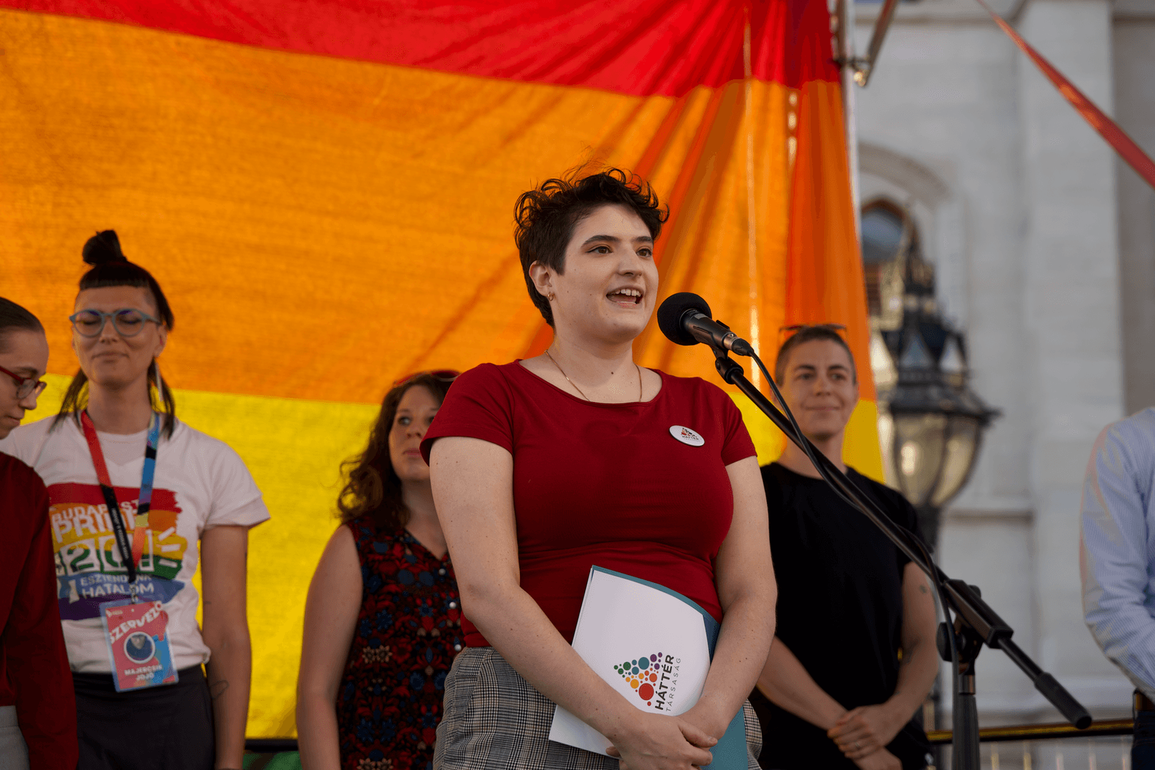 Luca Dudits arbeitet bei Ungarns größter LGBTQI-Organisation "Háttér Society"