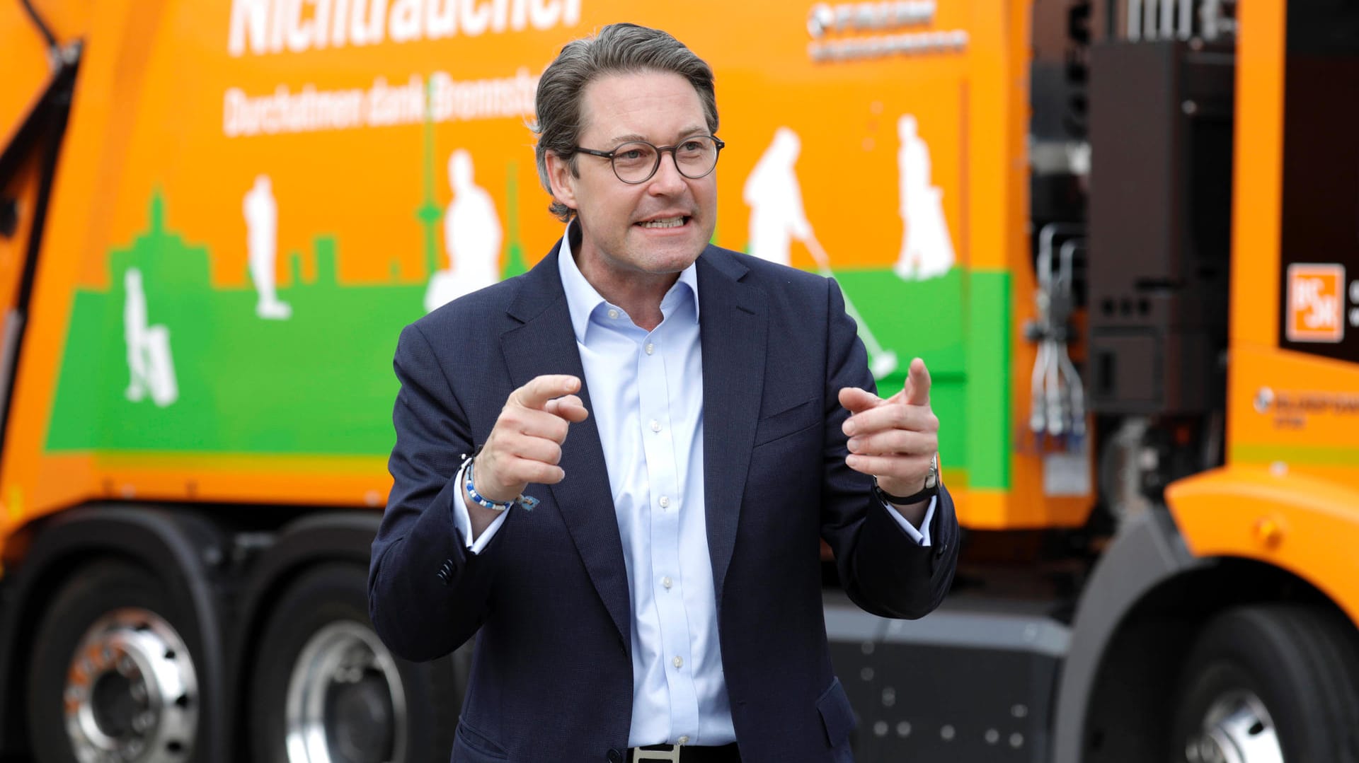 Bundesverkehrsminister Andreas Scheuer (CSU): Er wollte eine Pkw-Maut einführen, die trat aber nie in Kraft.