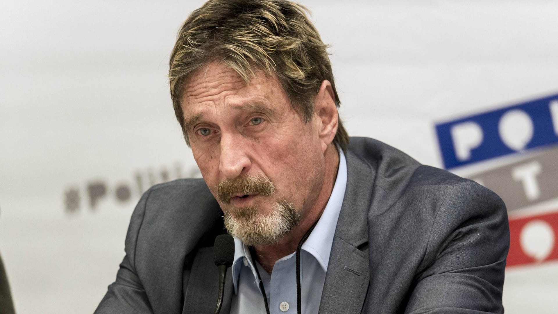 John McAfee 2016: Der Antivirussoftware-Pionier wurde in den USA wegen mutmaßlicher Steuerflucht gesucht.