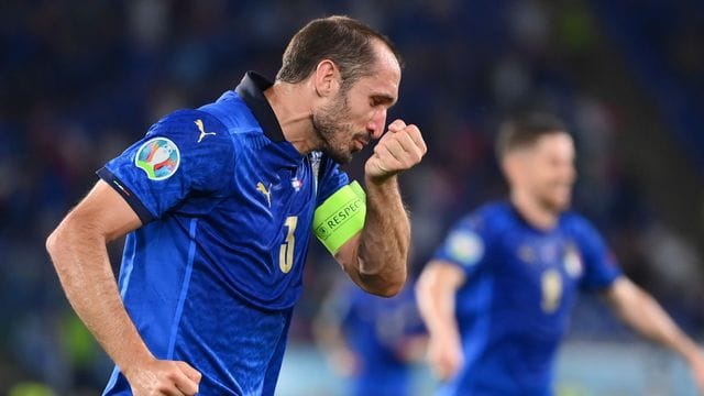 Ob Giorgio Chiellini im EM-Achtelfinale einsatzbereit sein wird, ist noch unklar.