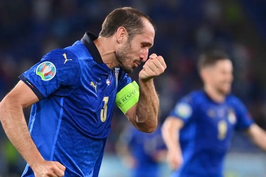 Ob Giorgio Chiellini im EM-Achtelfinale einsatzbereit sein wird, ist noch unklar.