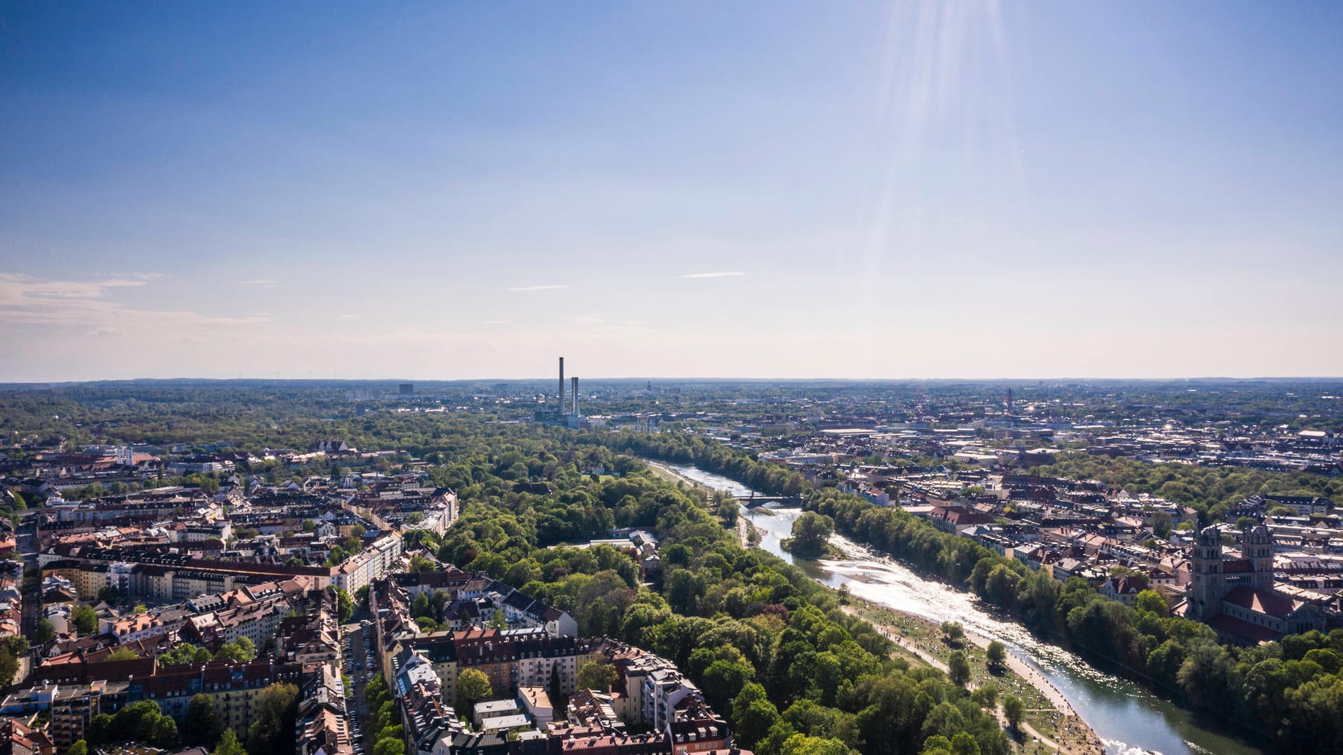 München von oben (Symbolbild): Hier war ein lauter Knall zu hören. München von oben (Symbolbild): Hier war ein lauter Knall zu hören.