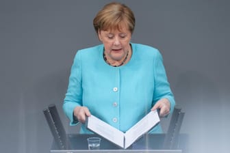 Angela Merkel: Sie hält die letzte Regierungserklärung in ihrer Amtszeit.