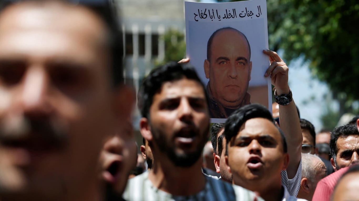 Hebron im Westjordanland: Der Tod des Kritikers Nisar Banat löste heftige Proteste aus.
