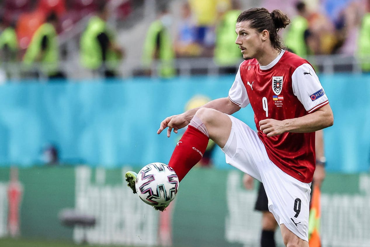 Marcel Sabitzer: Der Österreicher spielte bisher eine starke EM und steht mit dem Team im Achtelfinale.