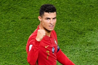 Cristiano Ronaldo: Der 36-Jährige ist aktuell mit fünf Treffern der Führende in der EM-Torjägerliste.