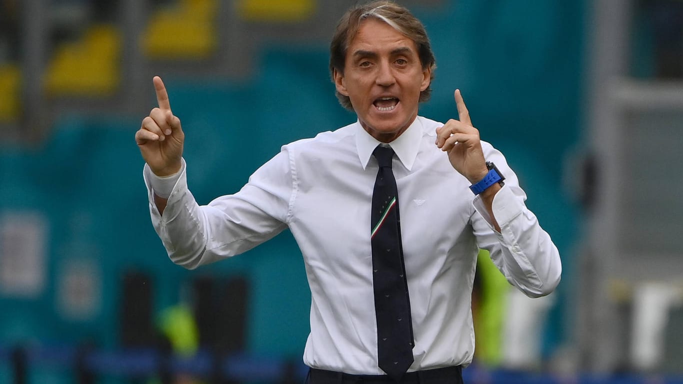 Roberto Mancini: Seit Mai 2018 ist der frühere Spieler von Lazio Rom Trainer der italienischen Nationalelf.
