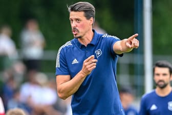 Engagiert an der Seitenlinie: Sandro Wagner übernahm erst kürzlich die U19 der SpVgg Unterhaching – nun soll er die Herren-Mannschaft trainieren.