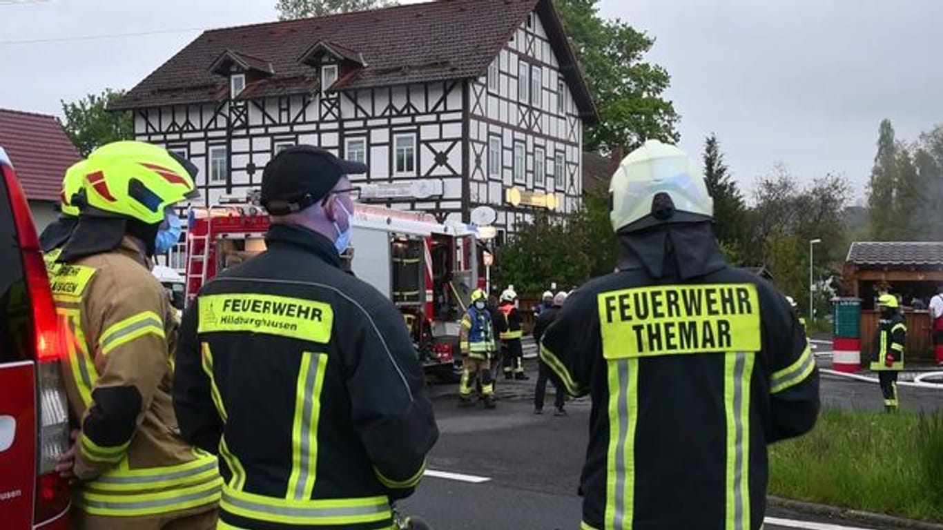 Feuer im rechtsextremen Szenetreff - Brandstiftung vermutet