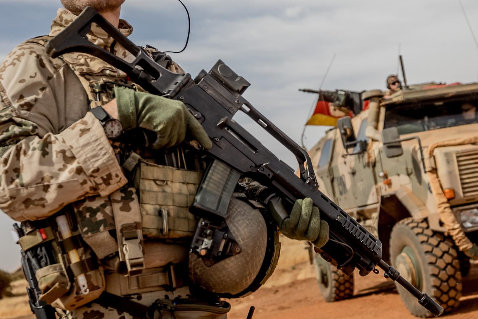 Bundeswehrsoldat in Mali: Bei einem schweren Anschlag gab es mehrere Verletzte.