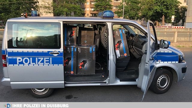 Polizei beschlagnahmt elf Rasenmäher Polizei beschlagnahmt elf Rasenmäher