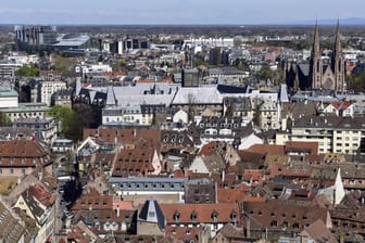 Sicht auf Straßburg: Ein Erdbeben hat die Region erschüttert.