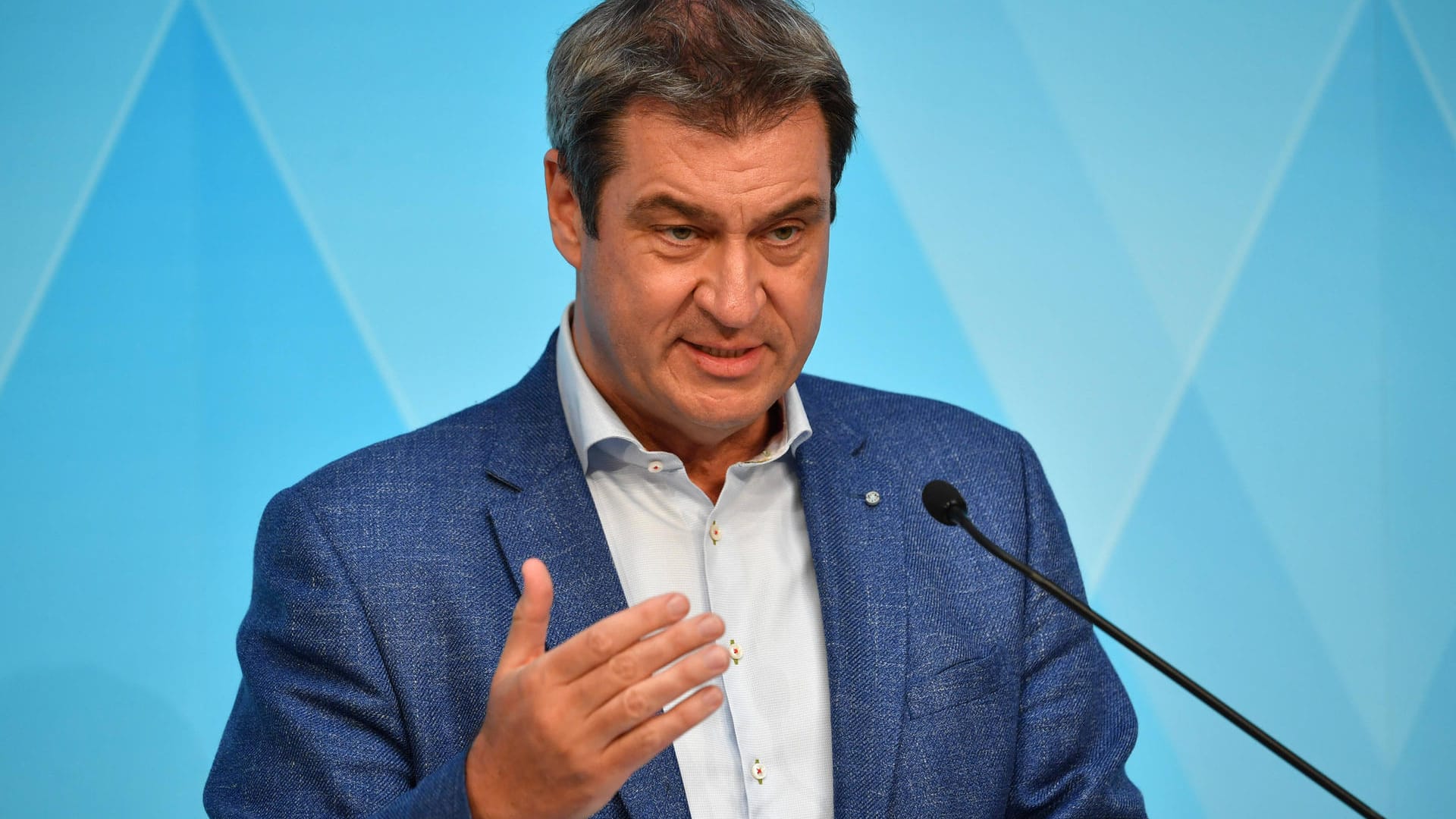 Bayerns Ministerpräsident Markus Söder (CSU): "Wir müssen jetzt die Voraussetzungen schaffen, damit die Schulen offen bleiben können."