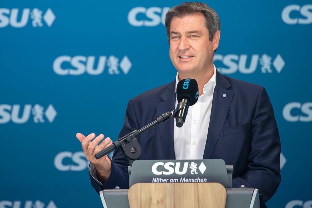 Markus Söder in Nürnberg: Bei der Aufstellung der CSU-Bundestagsliste macht der Parteichef seinen Standpunkt klar.