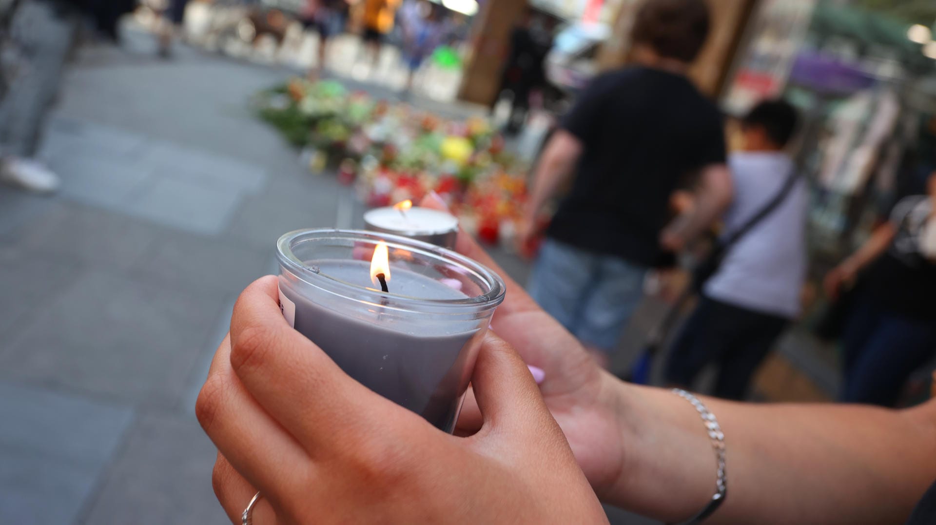 Würzburg am Tag nach der Messerattacke: Die Trauer um die Opfer ist groß.