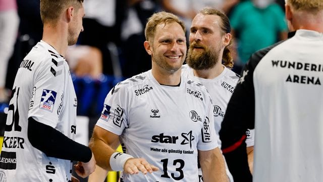 Die Kieler um Steffen Weinhold (M.