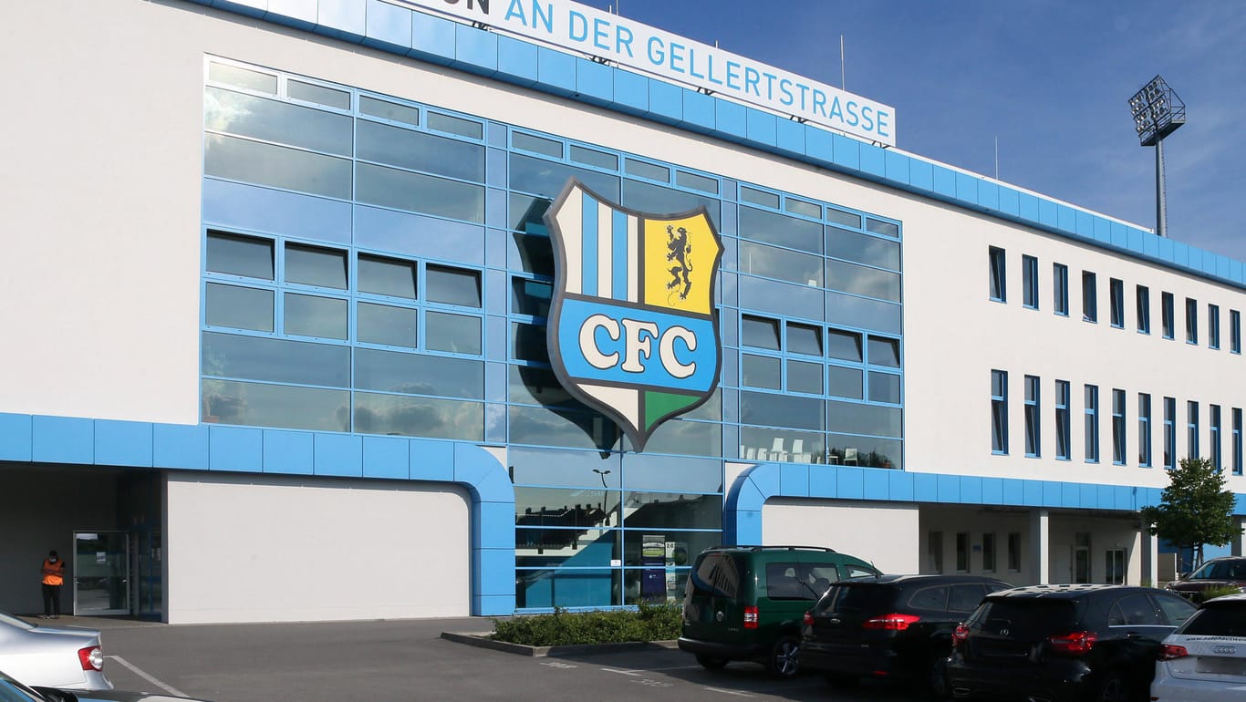Stadion An der Gellertstraße: Hier spielt der Chemnitzer FC.