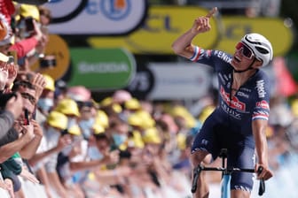 Mathieu van der Poel: Der Niederländer gewann die zweite Etappe der Tour.